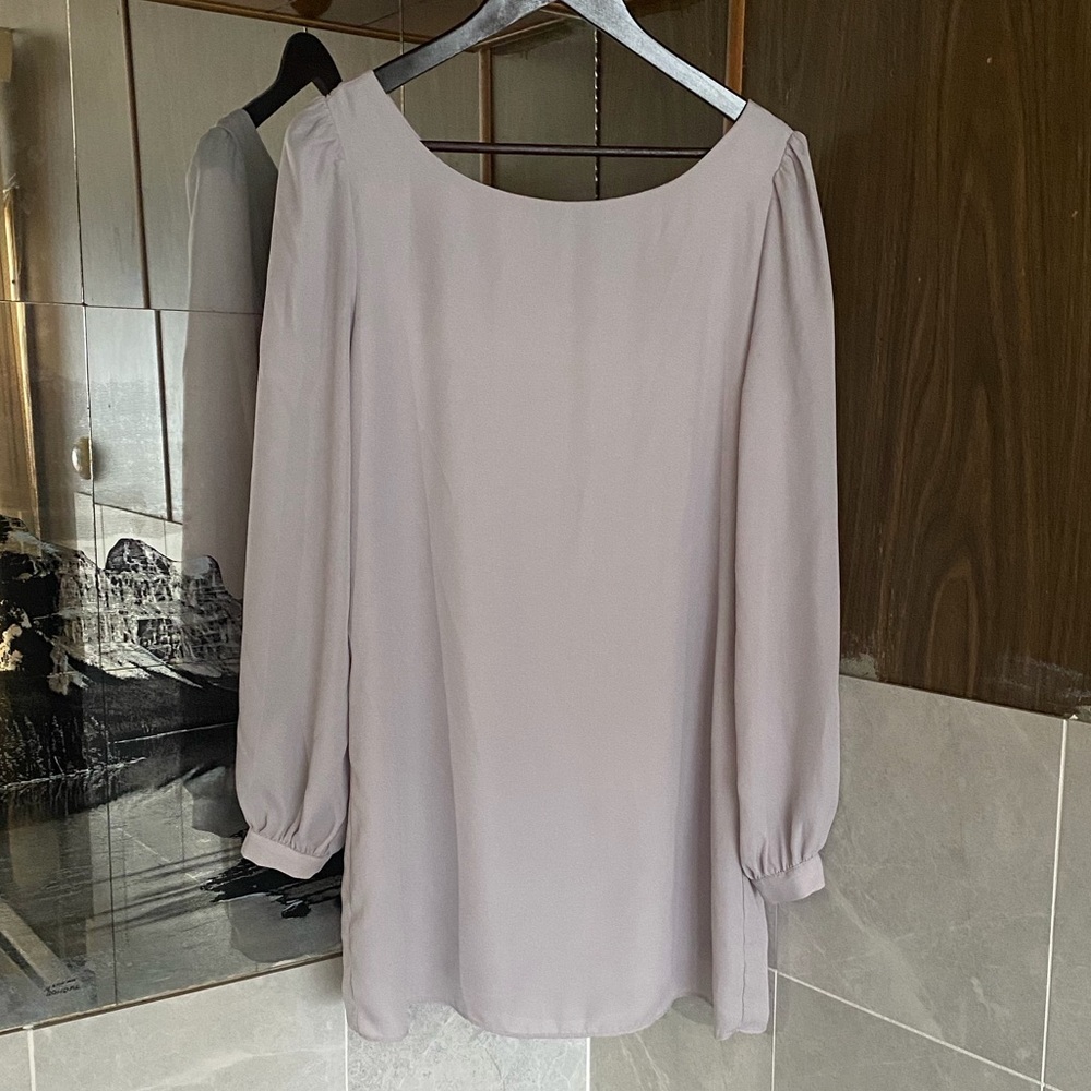 Lulus long sleeve mini dress